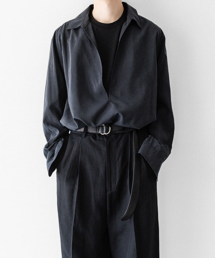 VEIN ヴェインのGOAT LEATHER RING BELT - BLACKの公式通販サイトsession福岡セレクトショップ