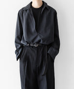 画像をギャラリービューアに読み込む, VEIN ヴェインのGOAT LEATHER RING BELT - BLACKの公式通販サイトsession福岡セレクトショップ
