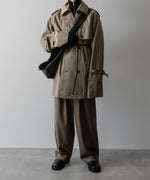 画像をギャラリービューアに読み込む, ssstein(シュタイン)の24AWコレクション LAYERED SHORT TRENCH COAT - BEIGE 公式通販サイトsession福岡セレクトショップ
