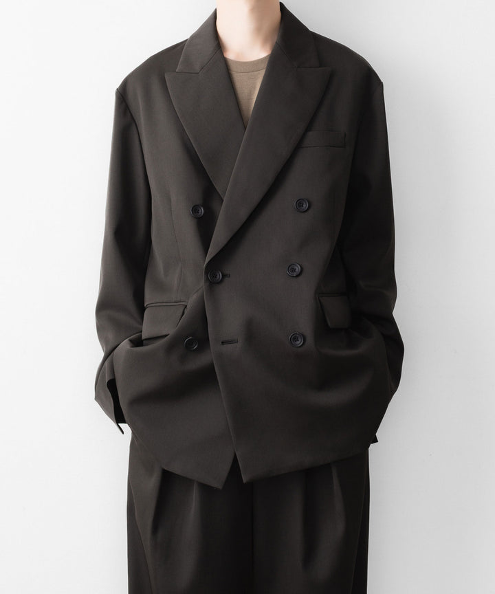 ssstein(シュタイン)のOVERSIZED DOUBLE BREASTED JACKET - GREY KHAKIの公式通販サイトsession福岡セレクトショップ
