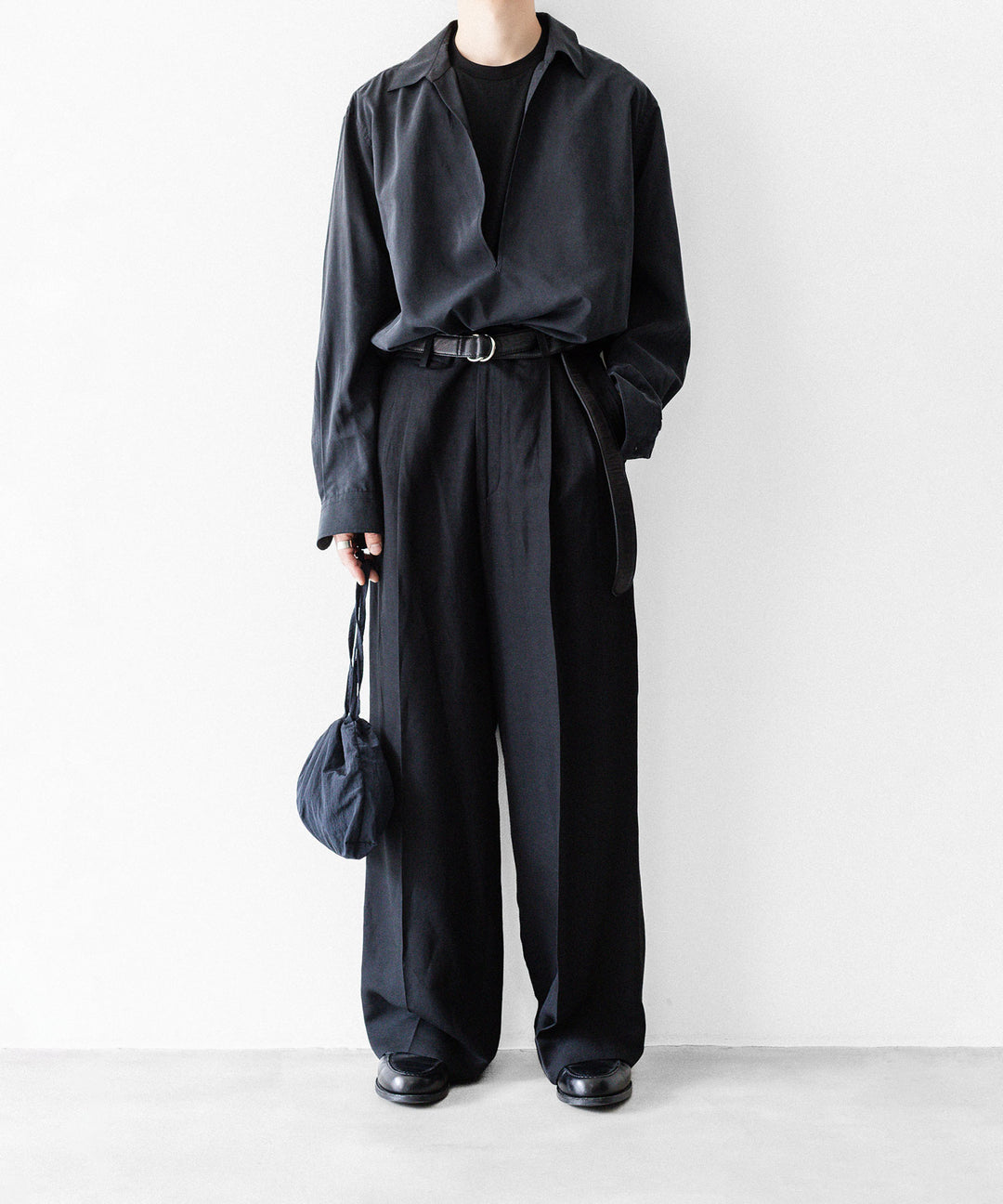 VEIN ヴェインのGOAT LEATHER RING BELT - BLACKの公式通販サイトsession福岡セレクトショップ
