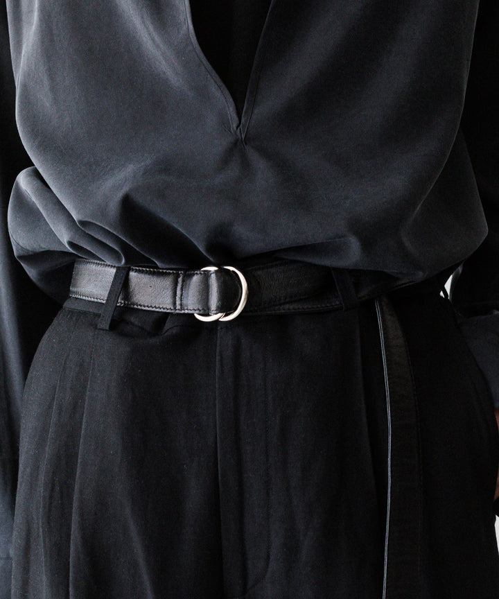 VEIN ヴェインのGOAT LEATHER RING BELT - BLACKの公式通販サイトsession福岡セレクトショップ