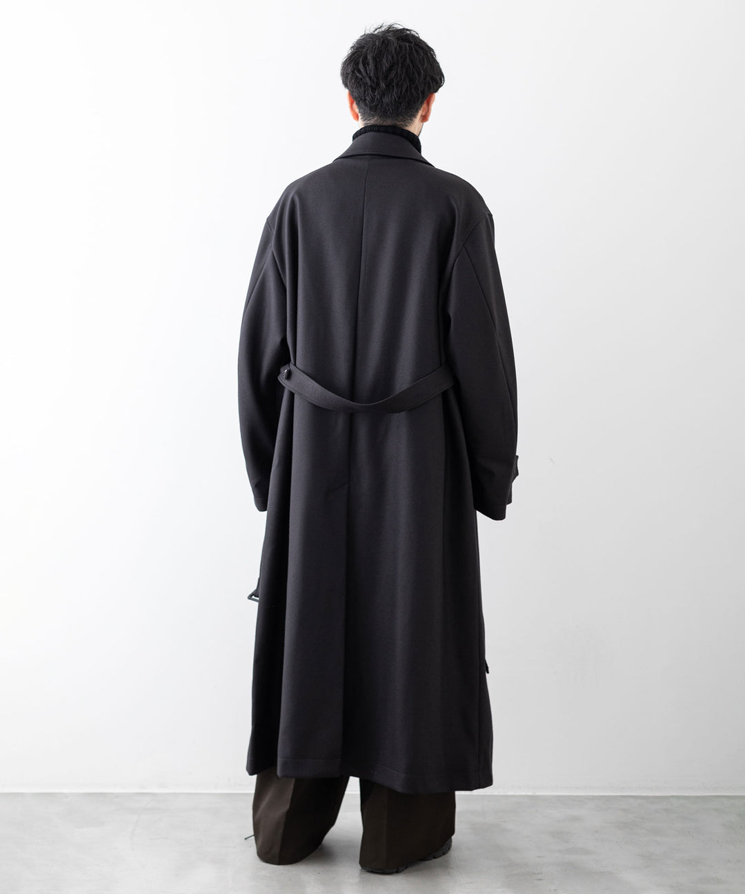 stein シュタイン 23AW OVERSIZED MAXI-LENGTH ZIP COAT - DARK CHARCOAL sessionセッション福岡セレクトショップ 公式通販サイト
