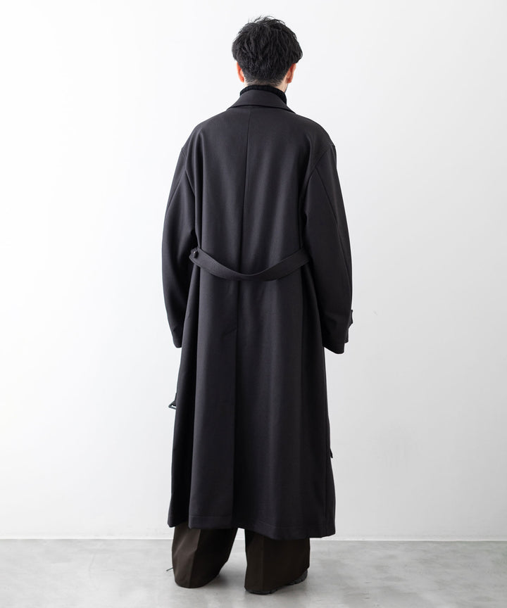 stein シュタイン 23AW OVERSIZED MAXI-LENGTH ZIP COAT - DARK CHARCOAL sessionセッション福岡セレクトショップ 公式通販サイト