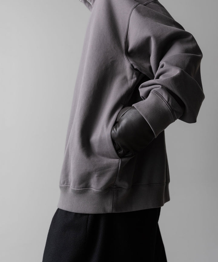 KANEMASA PHIL. カネマサフィルの36G SUPER FINE GAUGE HALF ZIP PULLOVER - CHARCOALの公式通販サイトsession福岡セレクトショップ