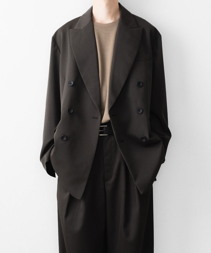 ssstein(シュタイン)のOVERSIZED DOUBLE BREASTED JACKET - GREY KHAKIの公式通販サイトsession福岡セレクトショップ