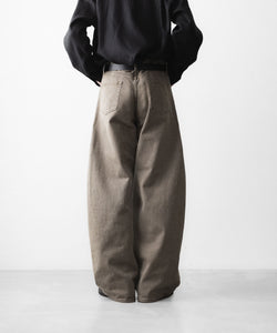 KOTAE DEFORMATION WIDE PANTS xsサイズ ssstein / シュタイン】DEFORMATION WIDE COLOR DENIM PANTS - KHAKI