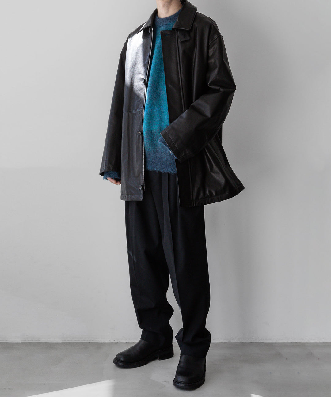 stein(シュタイン)の23AWコレクションDOUBLE WIDE TROUSERSのBLACK sessionセッション福岡セレクトショップ 公式通販サイト