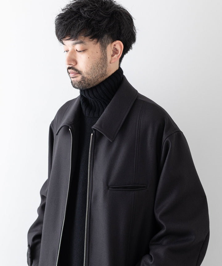 stein シュタイン 23AW OVERSIZED MAXI-LENGTH ZIP COAT - DARK CHARCOAL sessionセッション福岡セレクトショップ 公式通販サイト