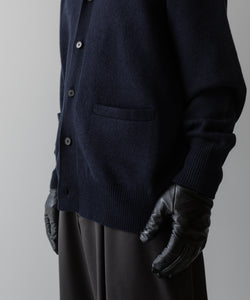 ssstein(シュタイン)の24AWコレクション EXTRA FINE WOOL KNIT CARDIGAN - DARK NAVY 公式通販サイトsession福岡セレクトショップ