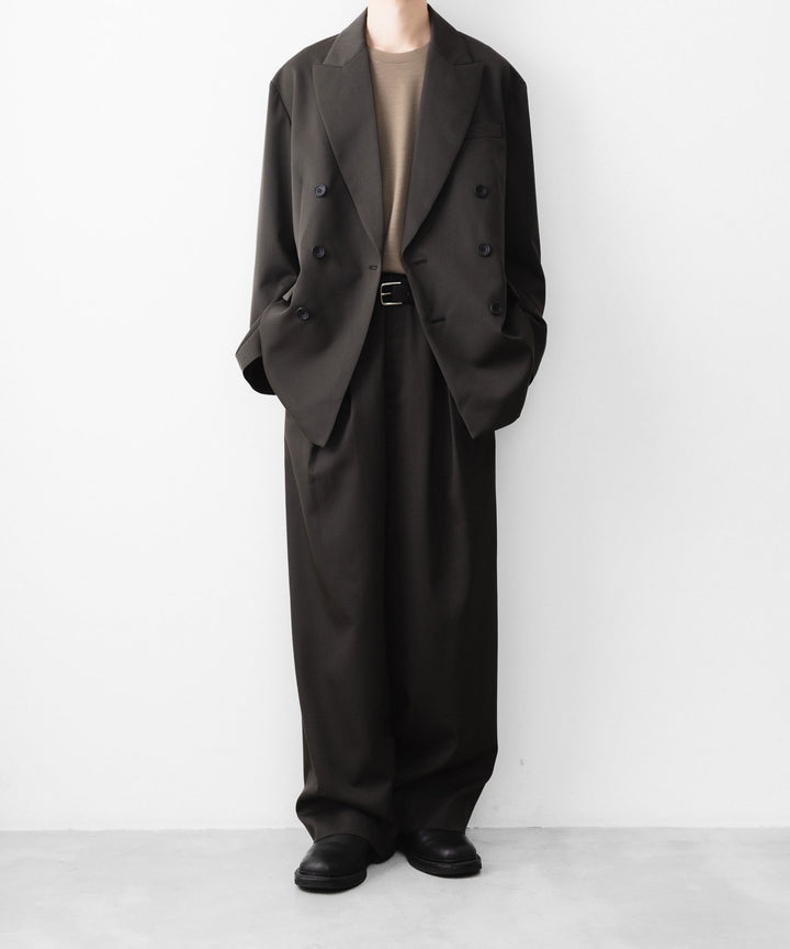 ssstein(シュタイン)のOVERSIZED DOUBLE BREASTED JACKET - GREY KHAKIの公式通販サイトsession福岡セレクトショップ