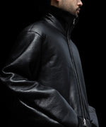 画像をギャラリービューアに読み込む, ssstein(シュタイン)のCUT-OFF MOUTON JACKET - BLACKの公式通販サイトsession福岡セレクトショップ
