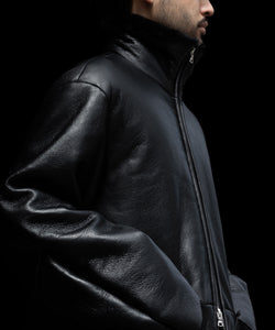 ssstein / シュタイン】CUT-OFF MOUTON JACKET - BLACK | 公式通販