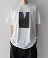 【stein】PRINT TEE [ SHOOT ] - WHITE(MERCERISED COTTON)