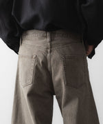 画像をギャラリービューアに読み込む, 【ssstein】 DEFORMATION WIDE COLOR DENIM PANTS - KHAKI
