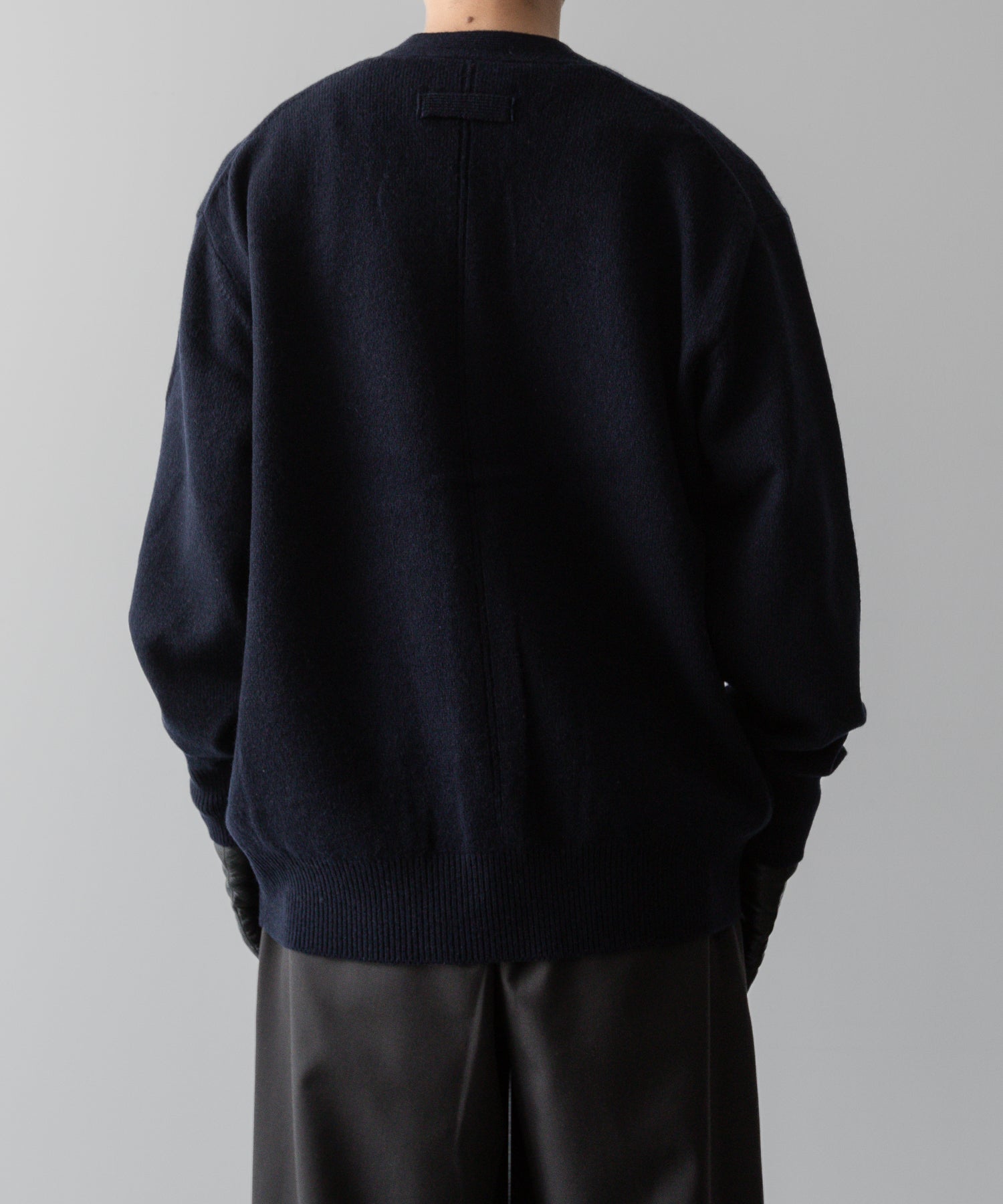 ssstein(シュタイン)の24AWコレクション EXTRA FINE WOOL KNIT CARDIGAN - DARK NAVY 公式通販サイトsession福岡セレクトショップ