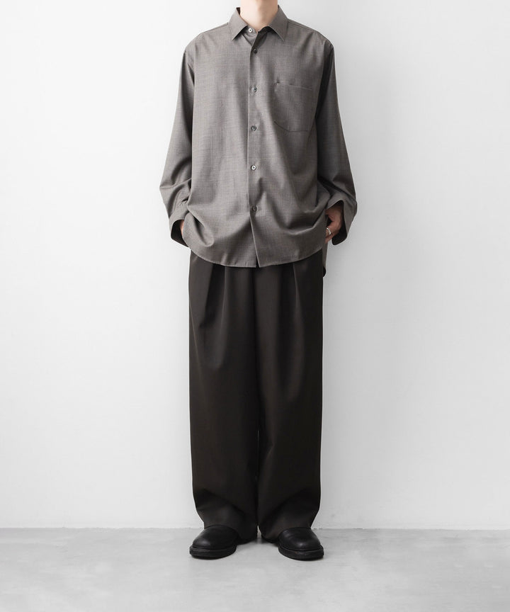 ssstein(シュタイン)のEASY WIDE TROUSERS - GREY KHAKIの公式通販サイトsession福岡セレクトショップ
