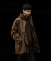 【stein】COTTON TWILL LAYERED JACKET - CAMEL