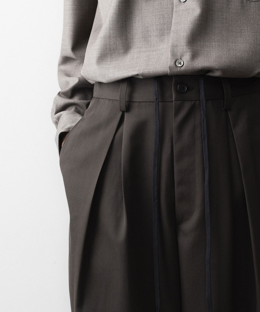 ssstein(シュタイン)のEASY WIDE TROUSERS - GREY KHAKIの公式通販サイトsession福岡セレクトショップ