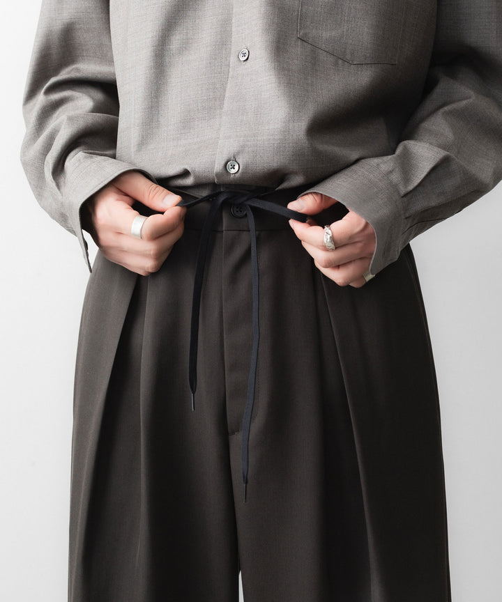 ssstein(シュタイン)のEASY WIDE TROUSERS - GREY KHAKIの公式通販サイトsession福岡セレクトショップ