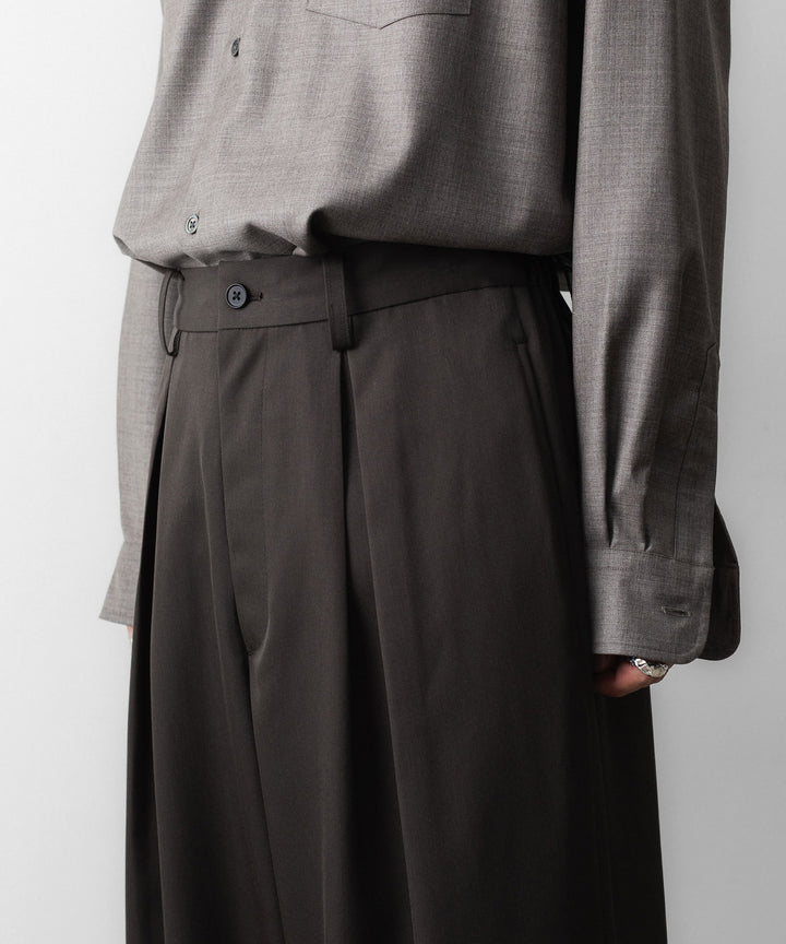 ssstein(シュタイン)のEASY WIDE TROUSERS - GREY KHAKIの公式通販サイトsession福岡セレクトショップ