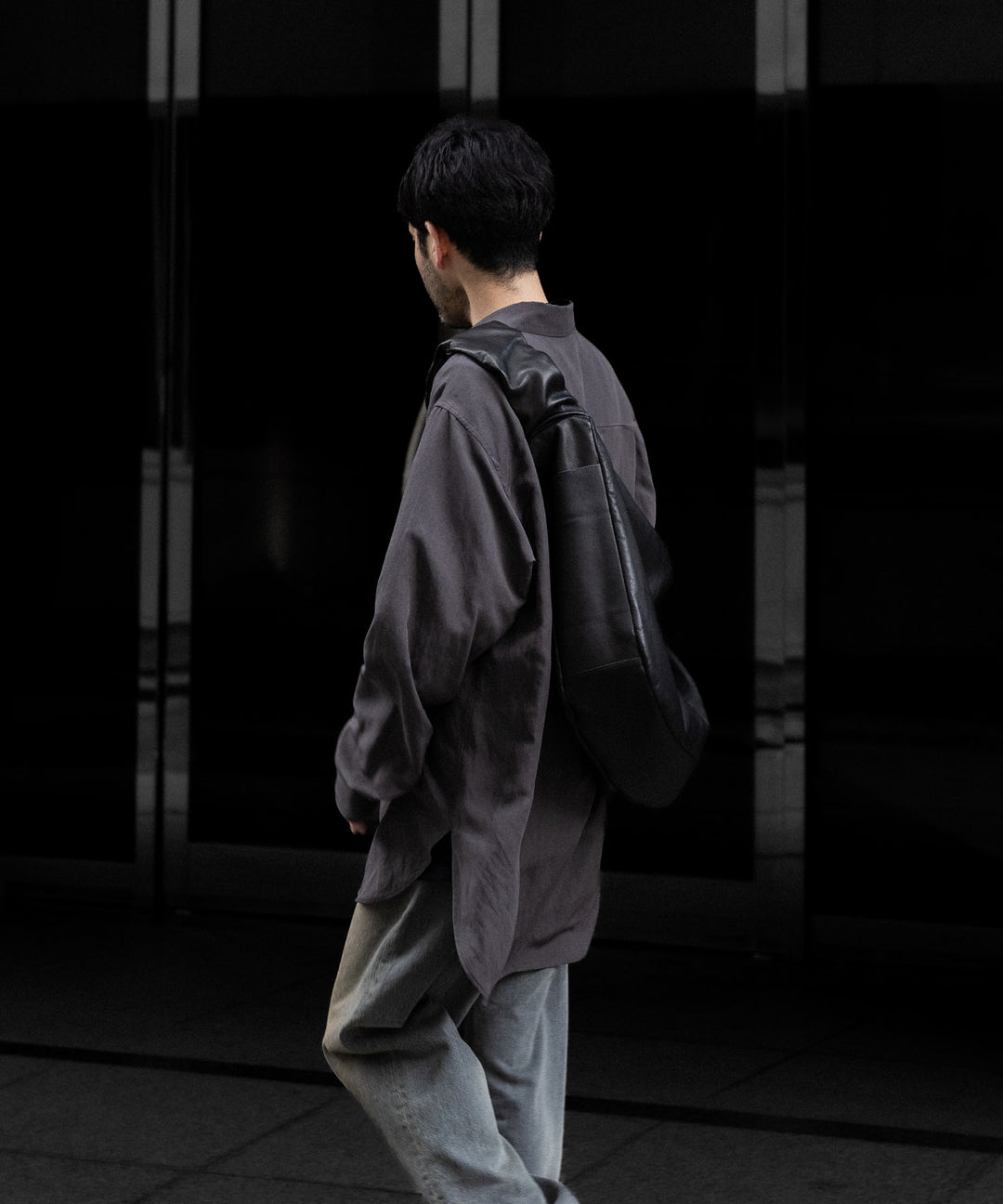 ssstein(シュタイン)のRAYON/LINEN OVERSIZED DOWN PAT SHIRT - CHARCOALの公式通販サイトsession福岡セレクトショップ