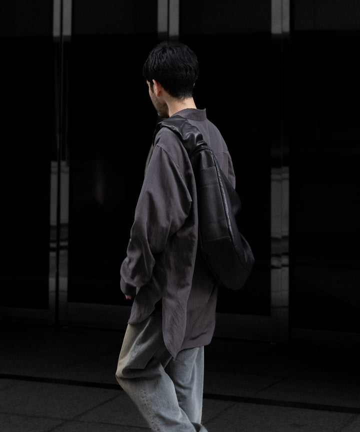 ssstein(シュタイン)のRAYON/LINEN OVERSIZED DOWN PAT SHIRT - CHARCOALの公式通販サイトsession福岡セレクトショップ