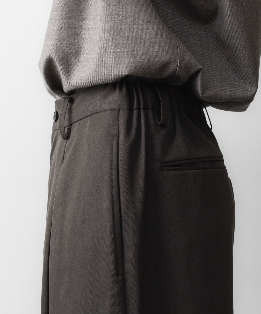 ssstein(シュタイン)のEASY WIDE TROUSERS - GREY KHAKIの公式通販サイトsession福岡セレクトショップ