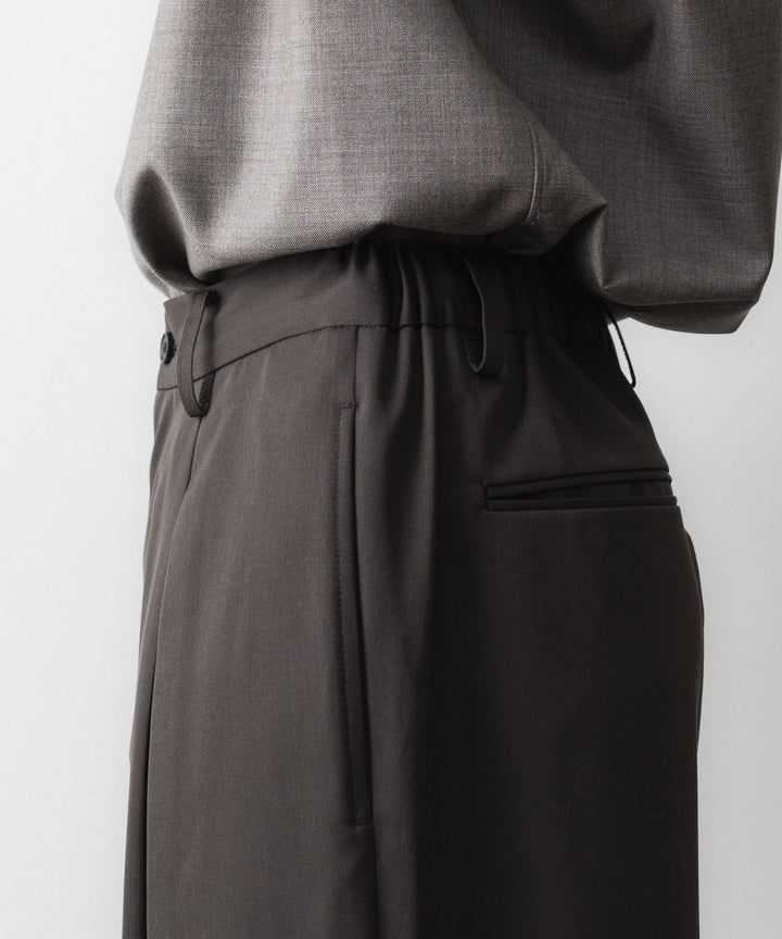 ssstein(シュタイン)のEASY WIDE TROUSERS - GREY KHAKIの公式通販サイトsession福岡セレクトショップ