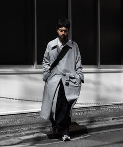 INTÉRIM(インテリム)のCASHMERE DRAP HYPER BIG BELTED OVER COATのGRAYの公式通販サイトsession福岡セレクトショップ