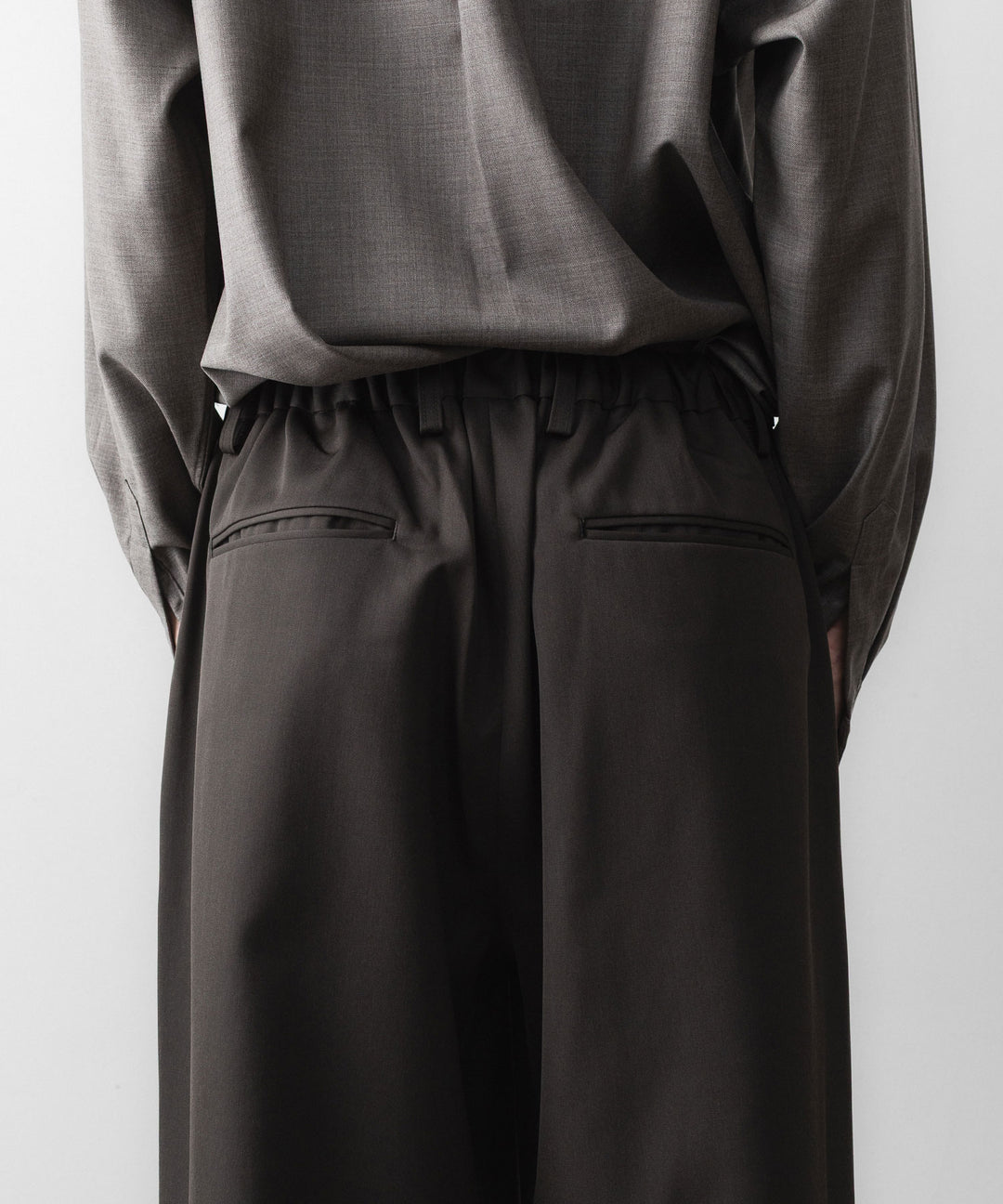 ssstein(シュタイン)のEASY WIDE TROUSERS - GREY KHAKIの公式通販サイトsession福岡セレクトショップ
