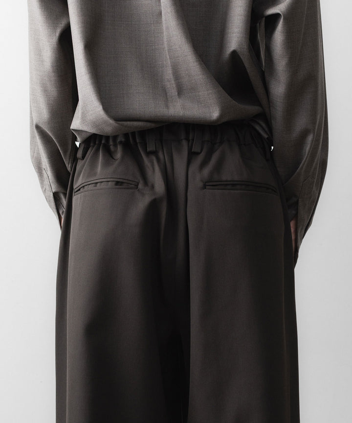 ssstein(シュタイン)のEASY WIDE TROUSERS - GREY KHAKIの公式通販サイトsession福岡セレクトショップ