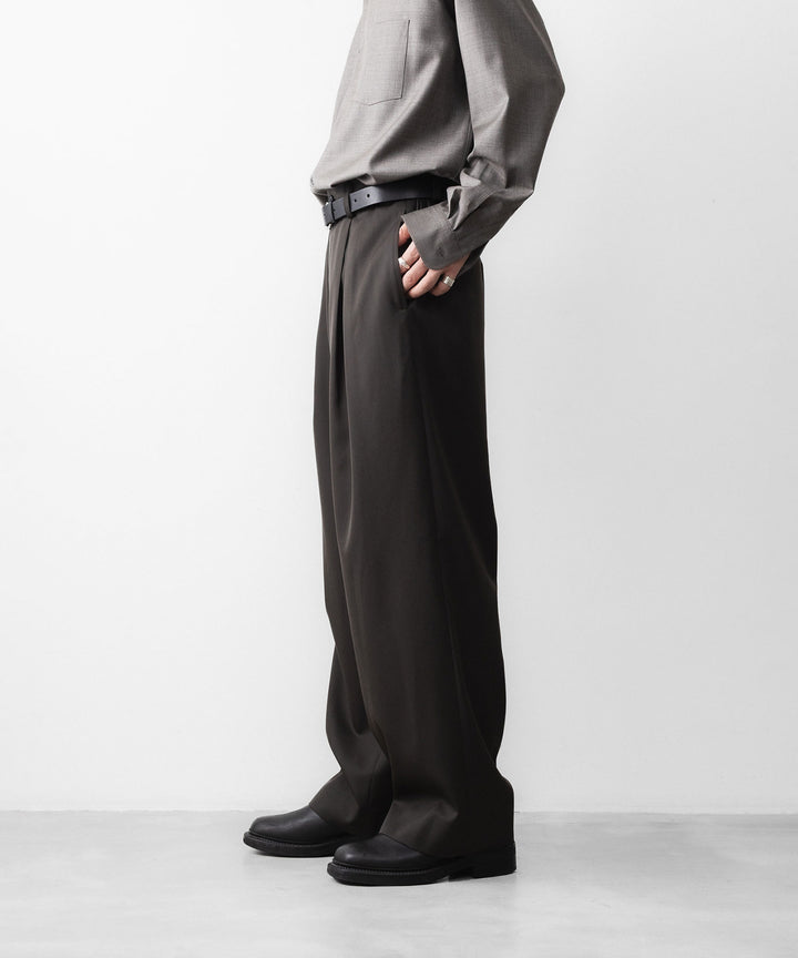 ssstein(シュタイン)のEASY WIDE TROUSERS - GREY KHAKIの公式通販サイトsession福岡セレクトショップ