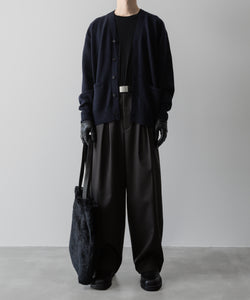 ssstein(シュタイン)の24AWコレクション EXTRA FINE WOOL KNIT CARDIGAN - DARK NAVY 公式通販サイトsession福岡セレクトショップ