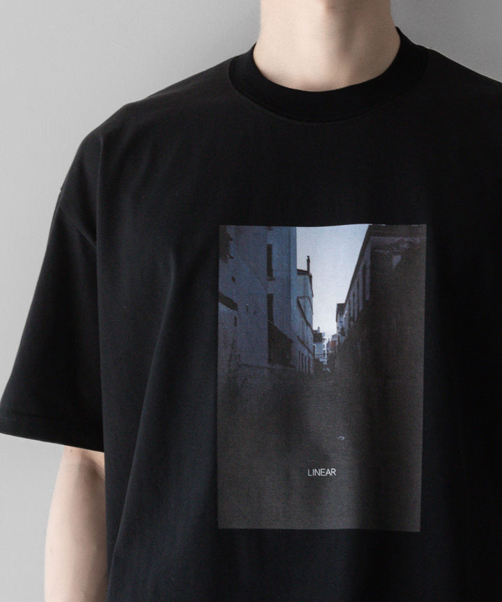 ssstein stein(シュタイン)の24SSコレクション PRINT TEE 公式通販サイトsession福岡セレクトショップ[ SHOOT ] のBLACK(MERCERISED COTTON) 