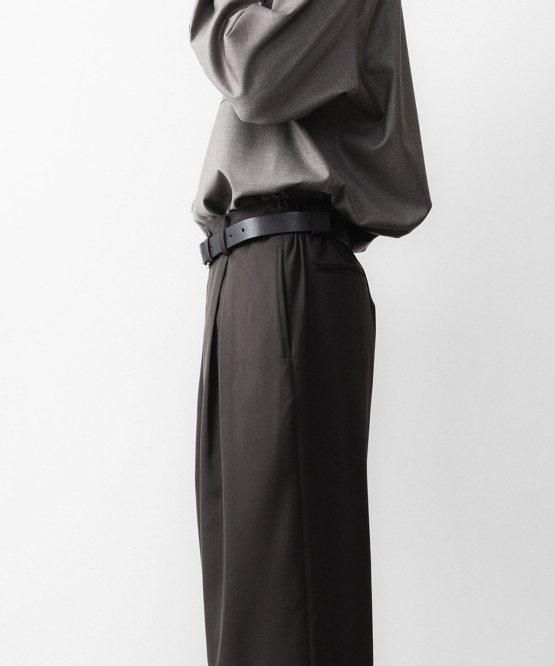 ssstein(シュタイン)のEASY WIDE TROUSERS - GREY KHAKIの公式通販サイトsession福岡セレクトショップ