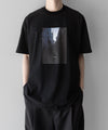 【stein】PRINT TEE [ SHOOT ] - BLACK(MERCERISED COTTON)