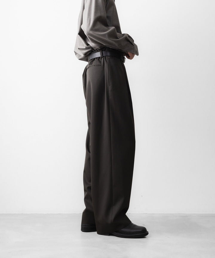 ssstein(シュタイン)のEASY WIDE TROUSERS - GREY KHAKIの公式通販サイトsession福岡セレクトショップ