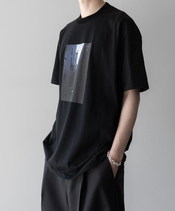ssstein stein(シュタイン)の24SSコレクション PRINT TEE 公式通販サイトsession福岡セレクトショップ[ SHOOT ] のBLACK(MERCERISED COTTON) 