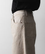 画像をギャラリービューアに読み込む, 【ssstein】 DEFORMATION WIDE COLOR DENIM PANTS - BEIGE
