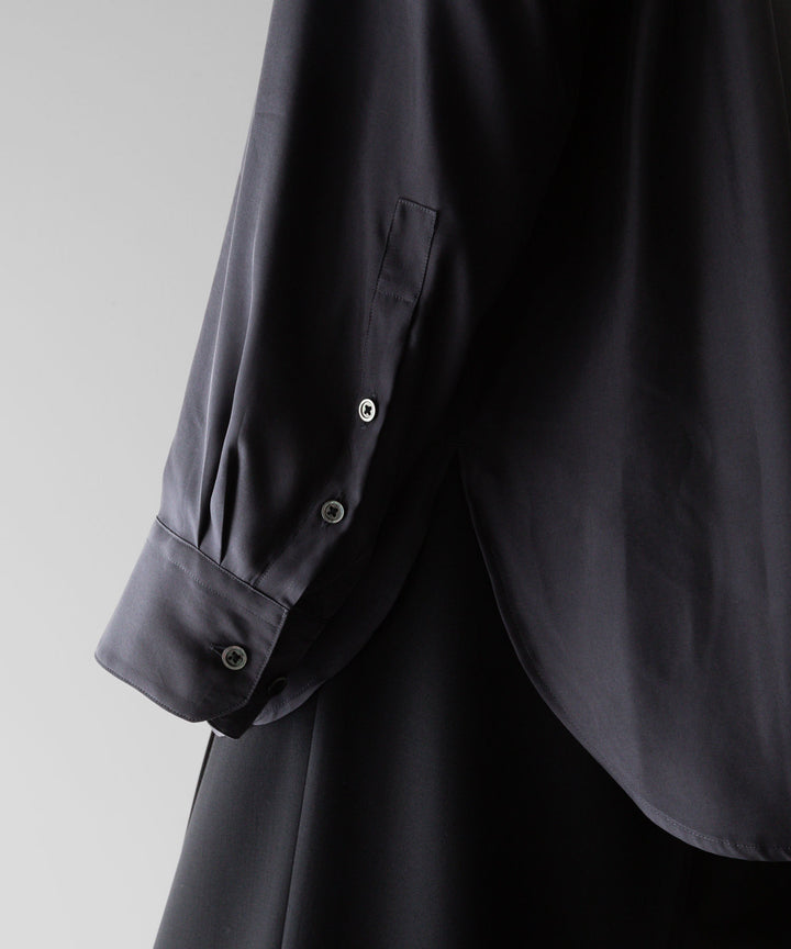 【stein】ssstein シュタインのOVERSIZED CUPRO LS SHIRTのCHARCOAL 公式通販サイトsession福岡セレクトショップ