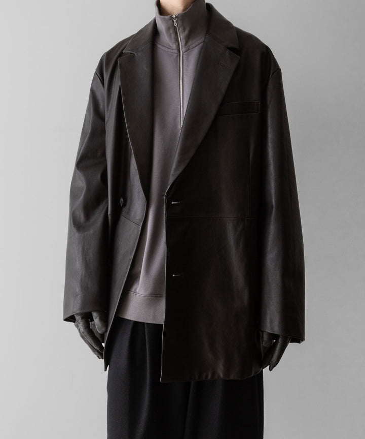 KANEMASA PHIL. カネマサフィルの36G SUPER FINE GAUGE HALF ZIP PULLOVER - CHARCOALの公式通販サイトsession福岡セレクトショップ