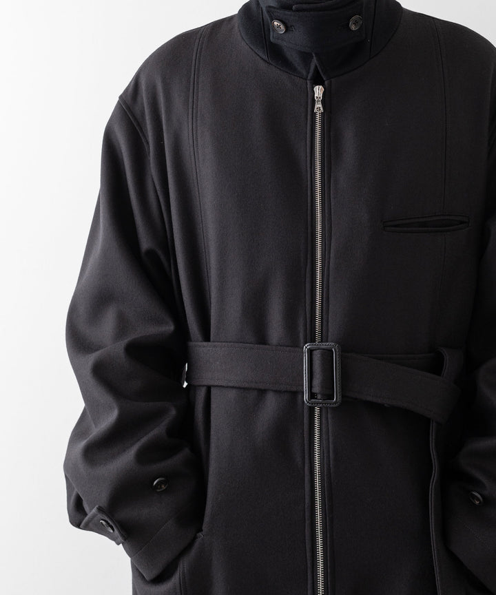stein シュタイン 23AW OVERSIZED MAXI-LENGTH ZIP COAT - DARK CHARCOAL sessionセッション福岡セレクトショップ 公式通販サイト
