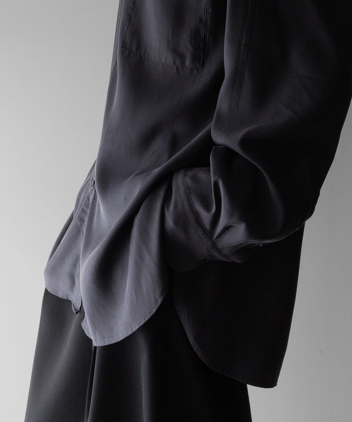 【stein】ssstein シュタインのOVERSIZED CUPRO LS SHIRTのCHARCOAL 公式通販サイトsession福岡セレクトショップ
