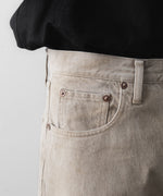 画像をギャラリービューアに読み込む, 【ssstein】 DEFORMATION WIDE COLOR DENIM PANTS - BEIGE
