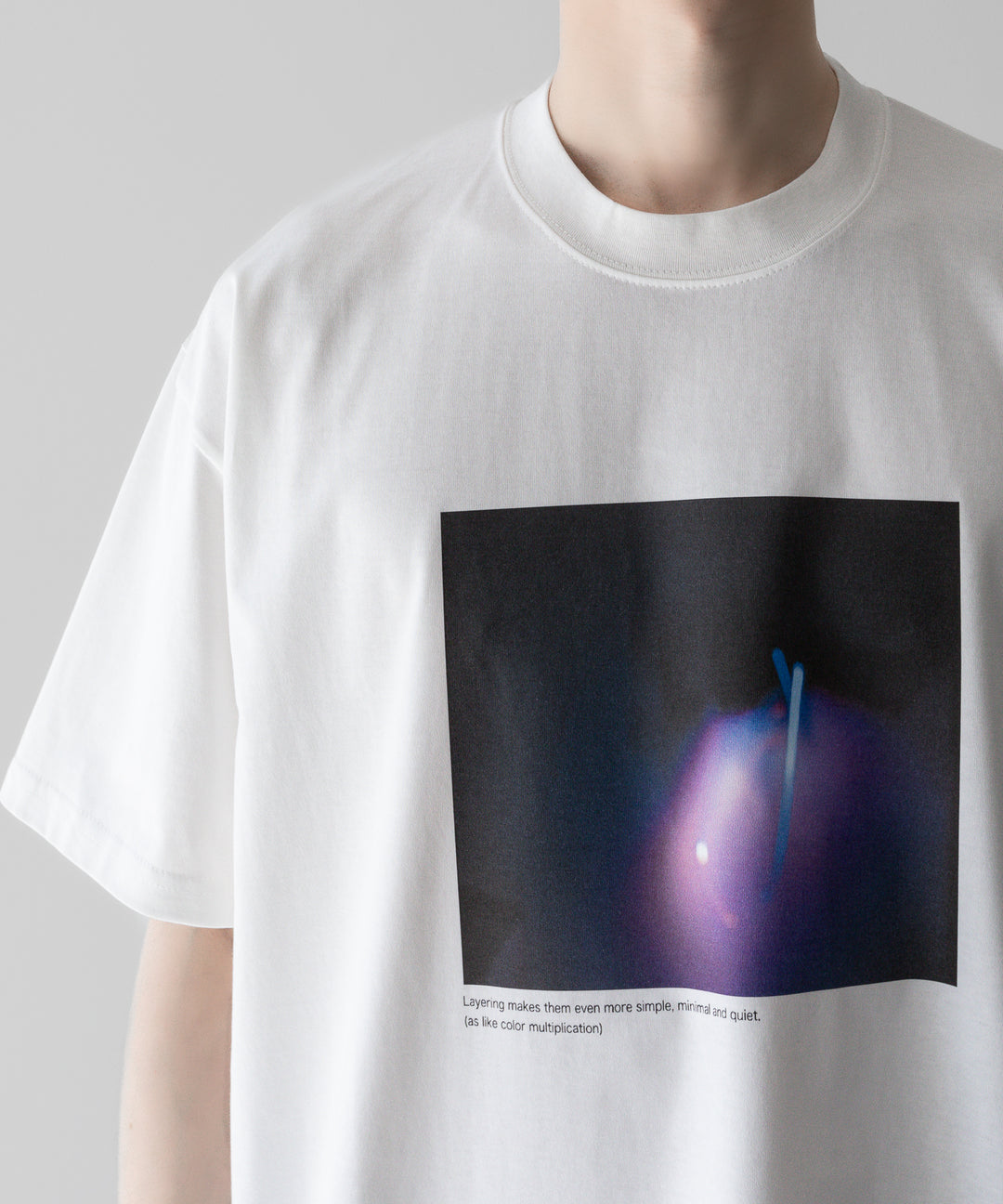 ssstein stein(シュタイン)の24SSコレクション PRINT TEE [ MULTIPLICATION ]のWHITE(MERCERISED COTTON) 公式通販サイトsession福岡セレクトショップ