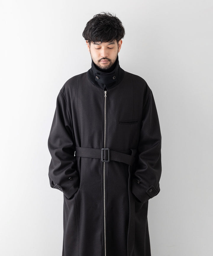 stein シュタイン 23AW OVERSIZED MAXI-LENGTH ZIP COAT - DARK CHARCOAL sessionセッション福岡セレクトショップ 公式通販サイト