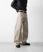画像をギャラリービューアに読み込む, 【ssstein】 DEFORMATION WIDE COLOR DENIM PANTS - BEIGE
