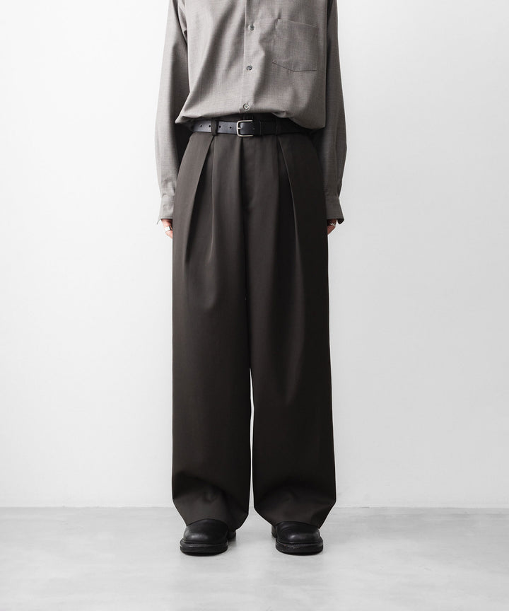 ssstein(シュタイン)のEASY WIDE TROUSERS - GREY KHAKIの公式通販サイトsession福岡セレクトショップ