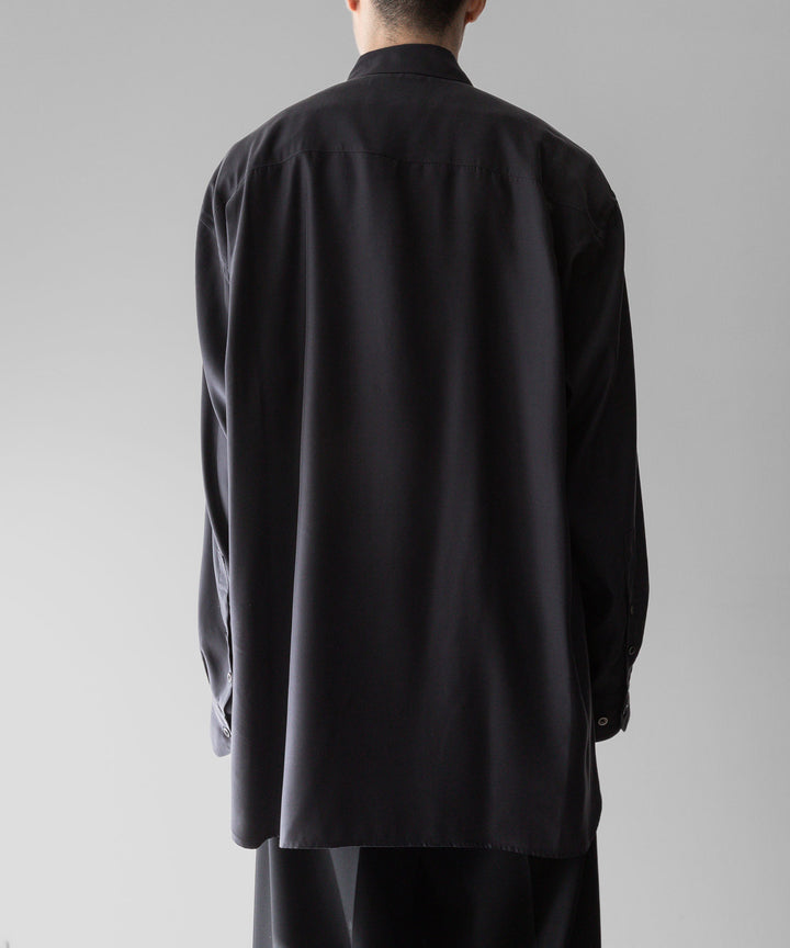 【stein】ssstein シュタインのOVERSIZED CUPRO LS SHIRTのCHARCOAL 公式通販サイトsession福岡セレクトショップ
